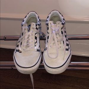 Black and White Old School Vans